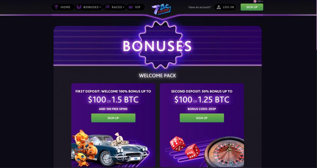 7bit online casino bonuses
