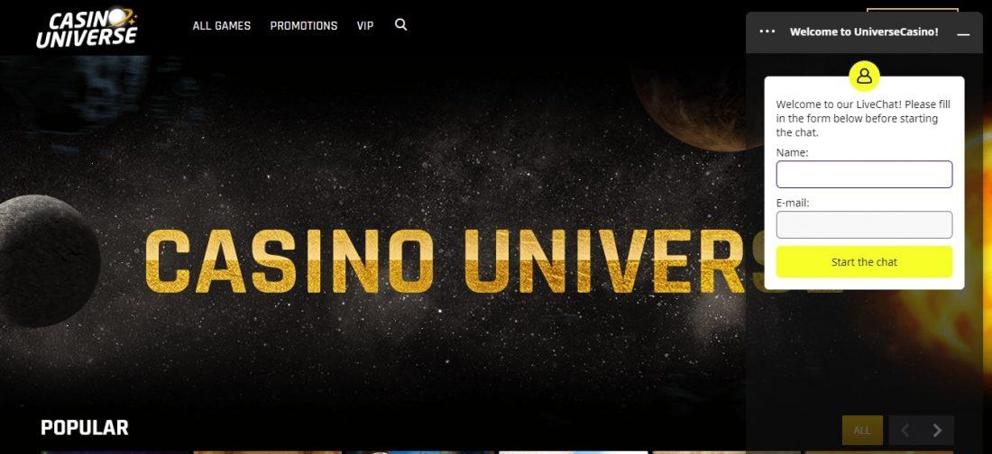 Casino Universe Customer Support