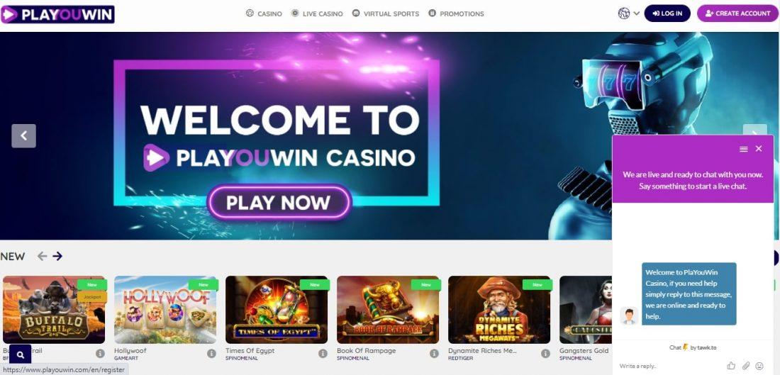 Customer Support Playouwin Casino