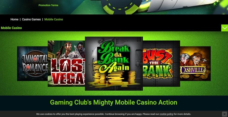 Gaming Club Mobile App