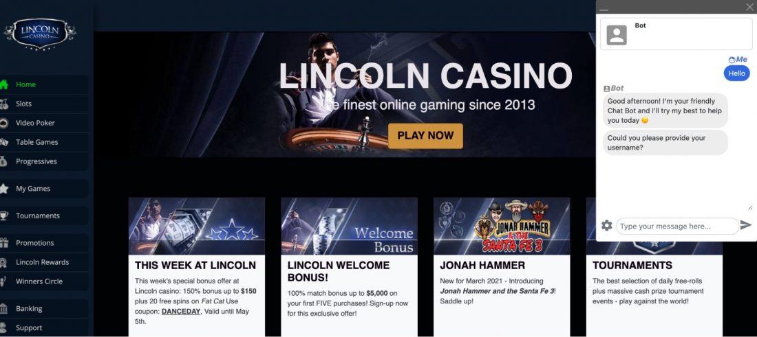 Lincoln Casino Games