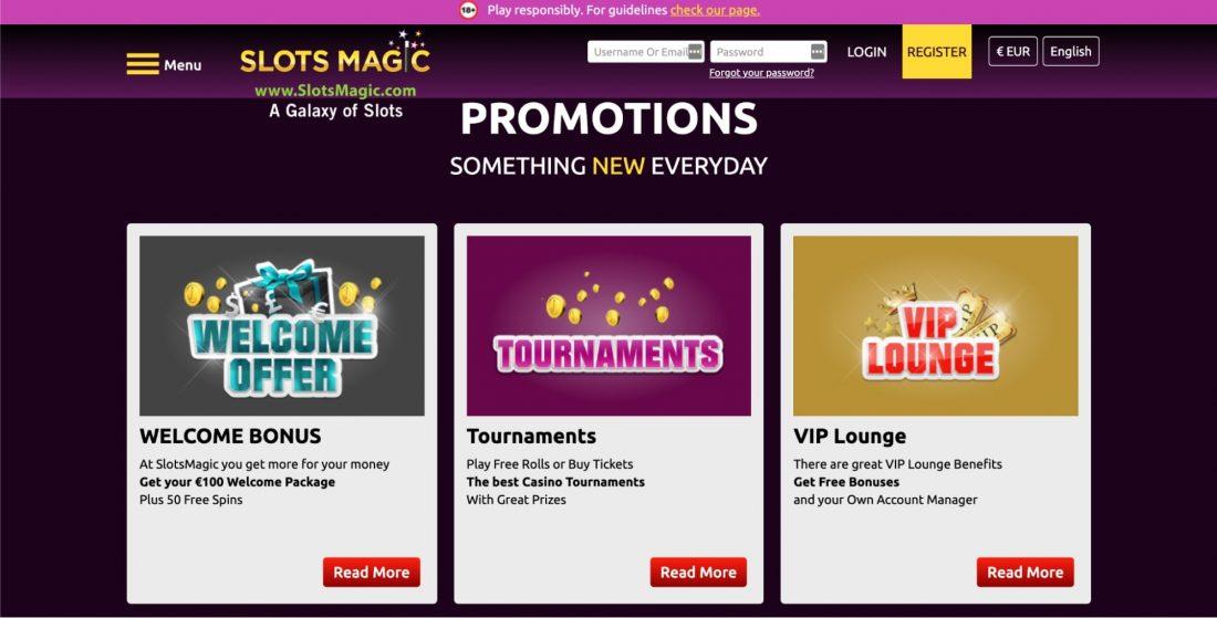 Slots magic casino promotions