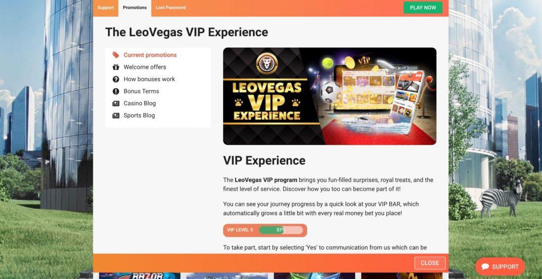 leovegas-casino-vip-program