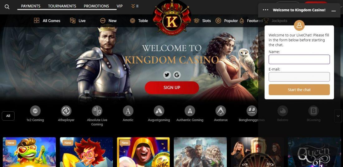 Kingdom Casino Customer Support