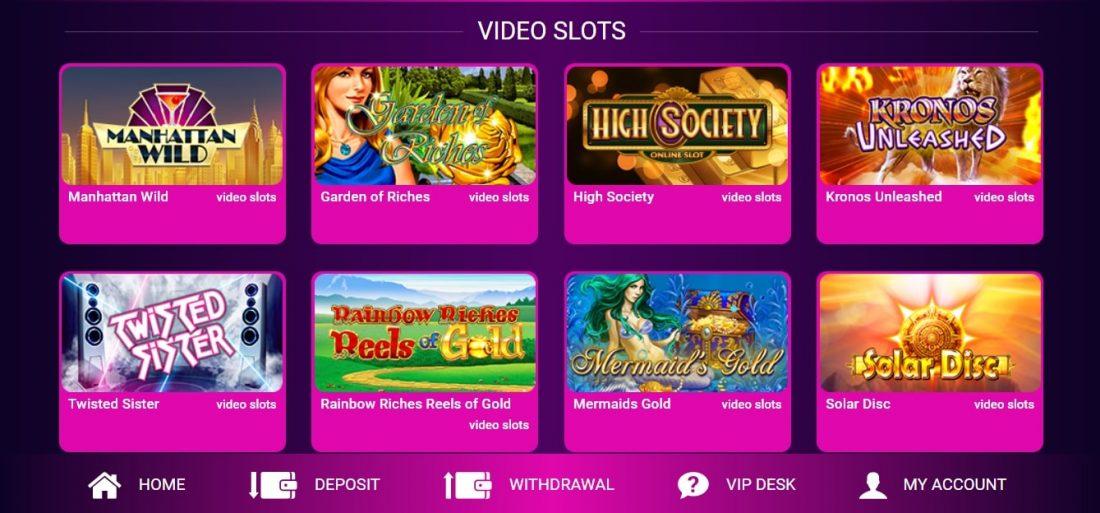 No Bonus Casino Video Slots