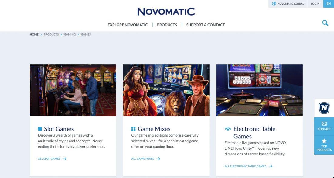 Novomatic Casino Provider