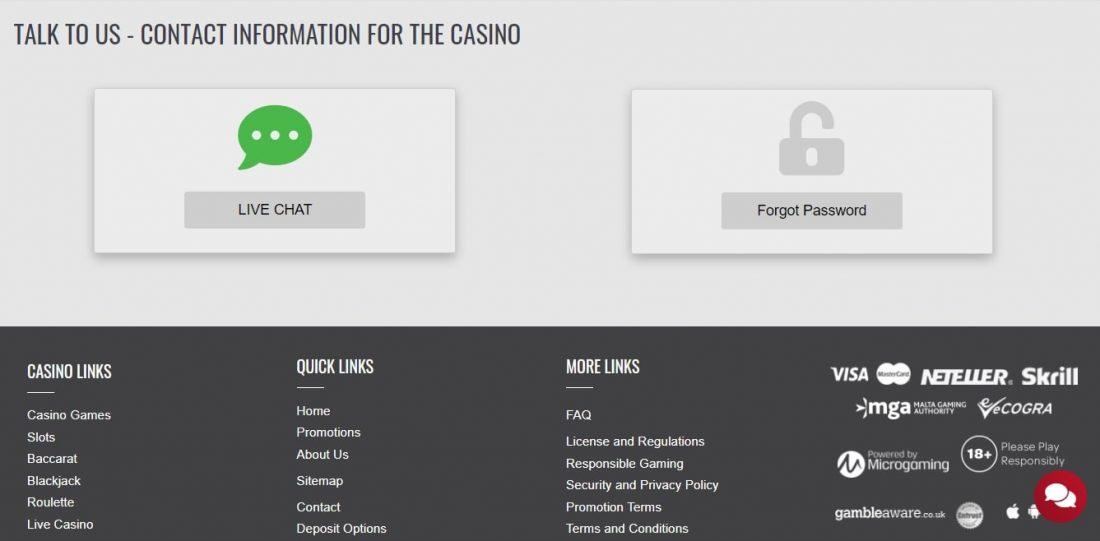 Platinum Play Casino Customer Support