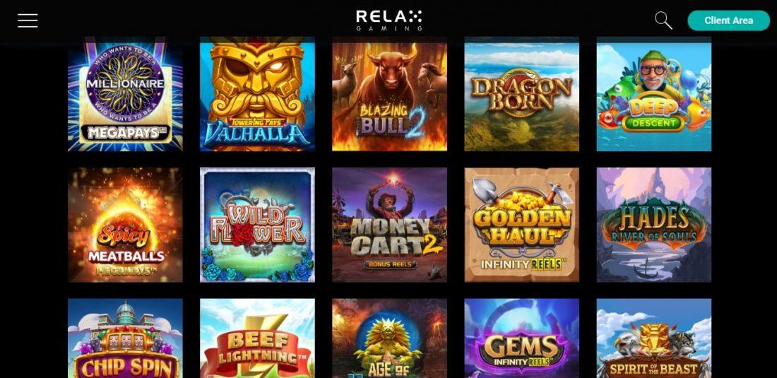 Relax Gaming Games